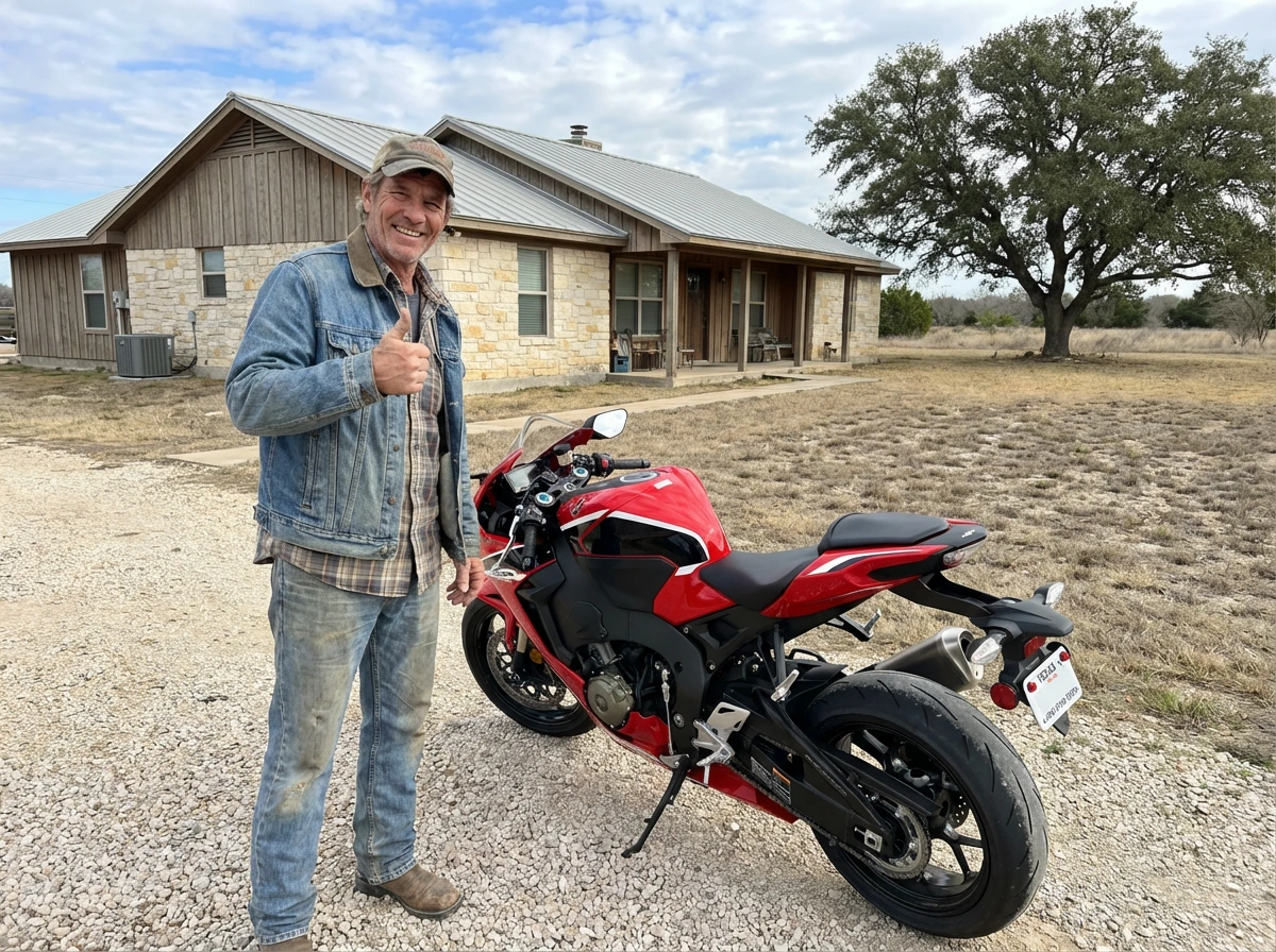 Customer testimonial photo